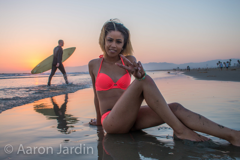 Male model photo shoot of Aaron Jardine in Venice Beach, Los Angeles, California