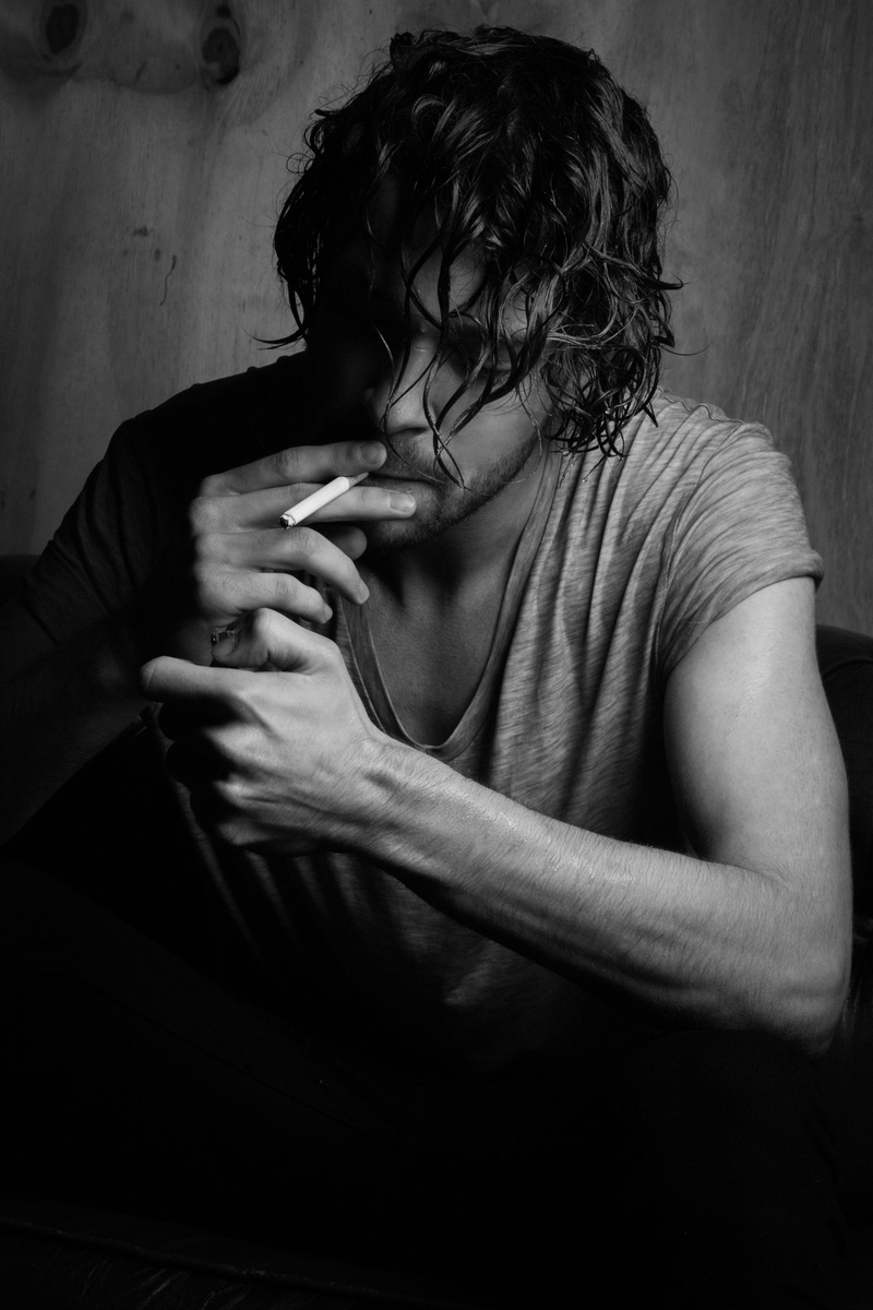 Male model photo shoot of Christoph Haider in London/ The Ark Studio