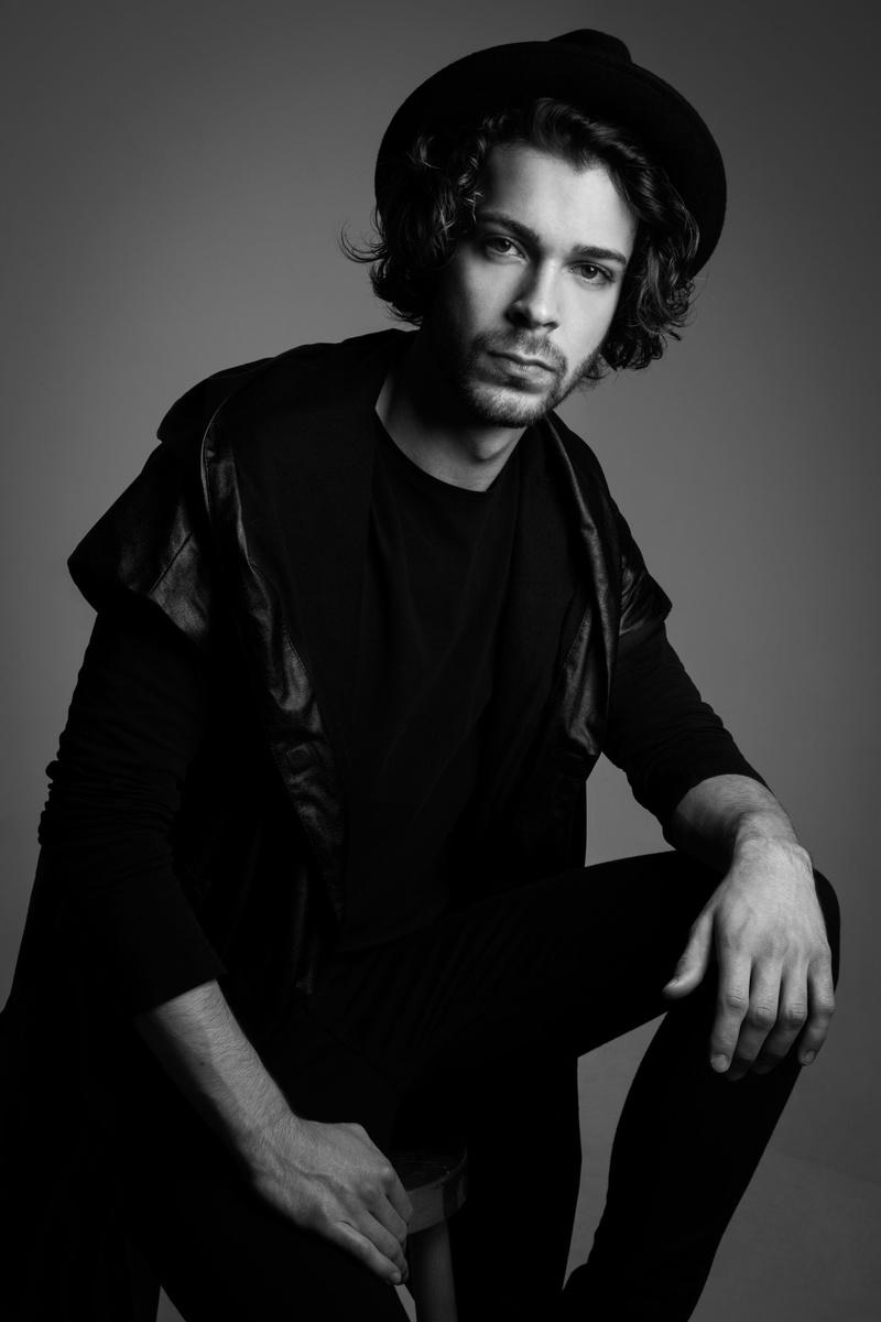 Male model photo shoot of Christoph Haider in London/ The Ark Studio