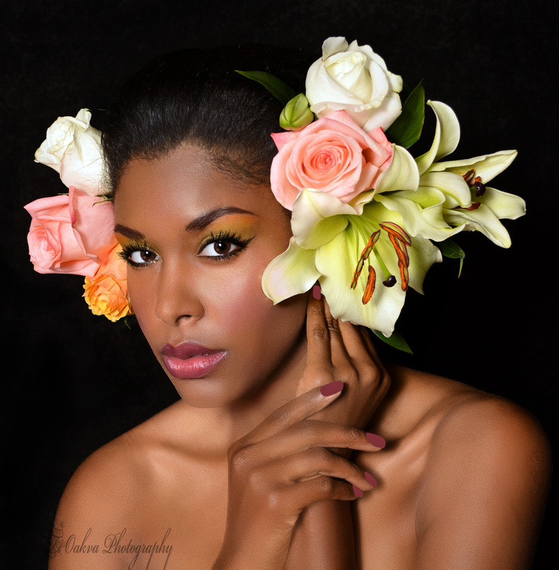 Female model photo shoot of Ti Oakva Art Creation 