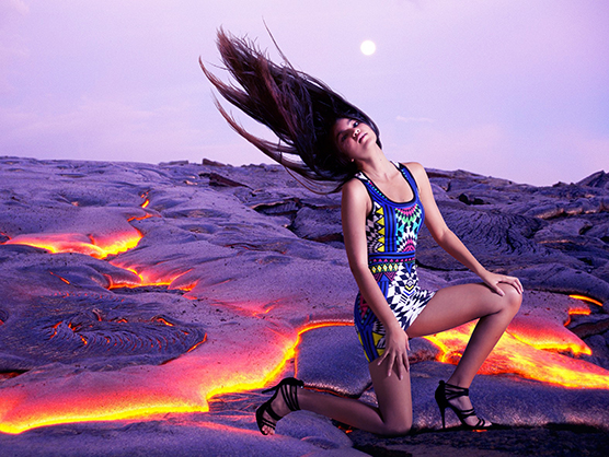 Female model photo shoot of Manoeh in Volcano, Big Island, Hawaii