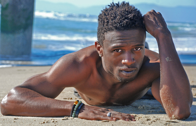 Male model photo shoot of Xavier Truesdell in Manhattan Beach, CA