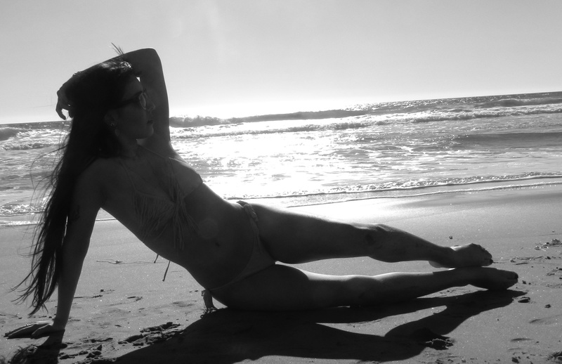Female model photo shoot of serinalgayheart in Malibu, CA