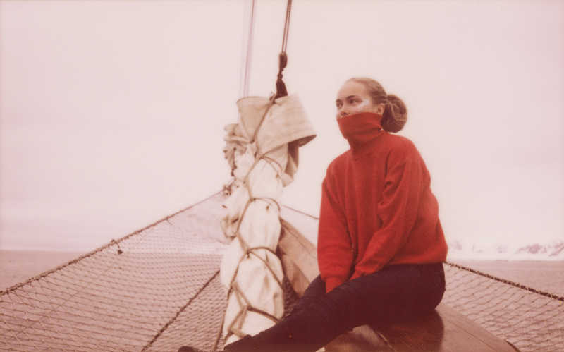 Female model photo shoot of Ashley Jordan Gordon in Svalbard, The Arctic Circle