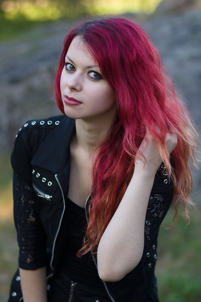 Female model photo shoot of Luuna Empathy in Finland