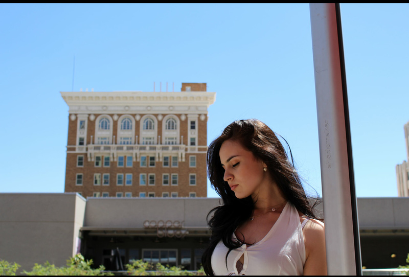 Female model photo shoot of MassielHirsch in Downtown Phoenix