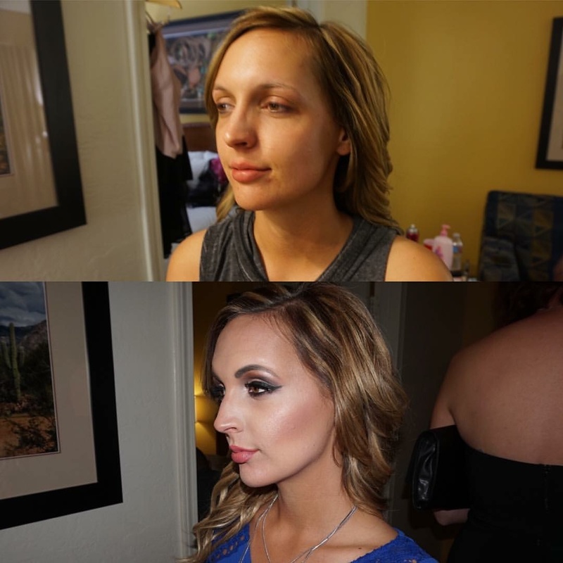 Female model photo shoot of Treat Yourself Makeup