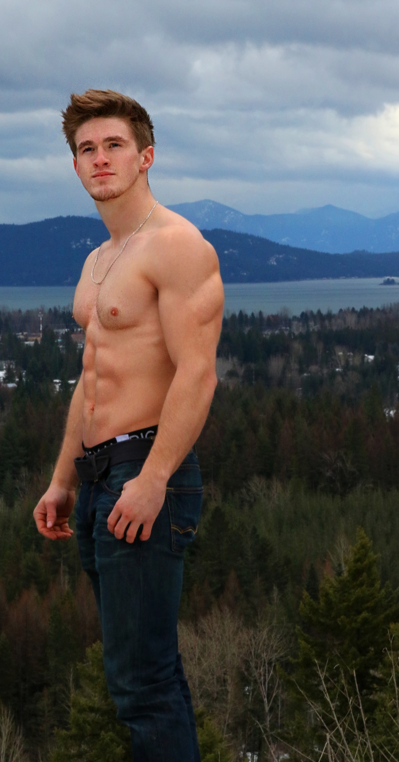Male model photo shoot of Peter Rowen in Sandpoint, Idaho, USA.
