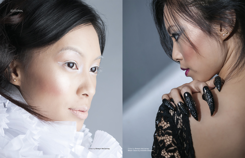 Female model photo shoot of Monika G Photography and Ashton Hong, makeup by CarlaSD, clothing designed by ShashiD