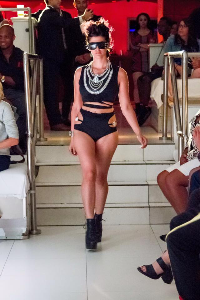 Female model photo shoot of Alexiss Trippi in Supper Club LA x LA fashon week 2015
