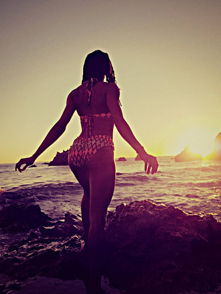 Female model photo shoot of Arazel in El Matador Beach, Malibu CA