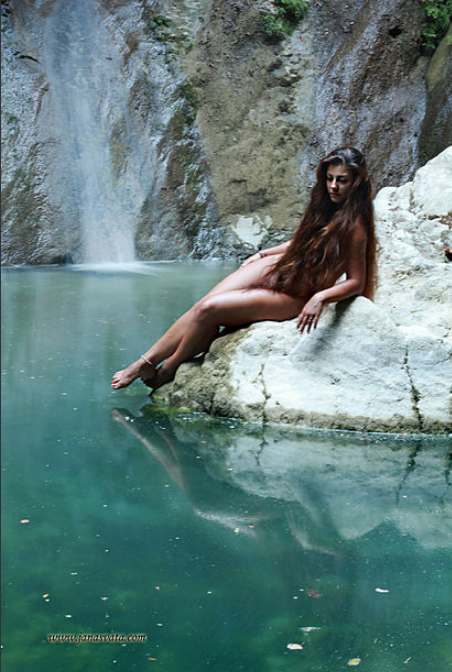 Female model photo shoot of Jane de Santis in Greece