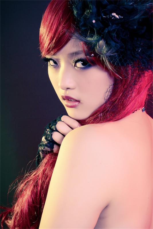 Female model photo shoot of Jade Art