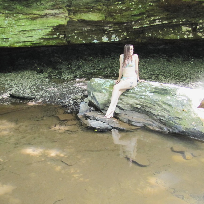 Female model photo shoot of CarissaMay in Ozone falls, Tennessee