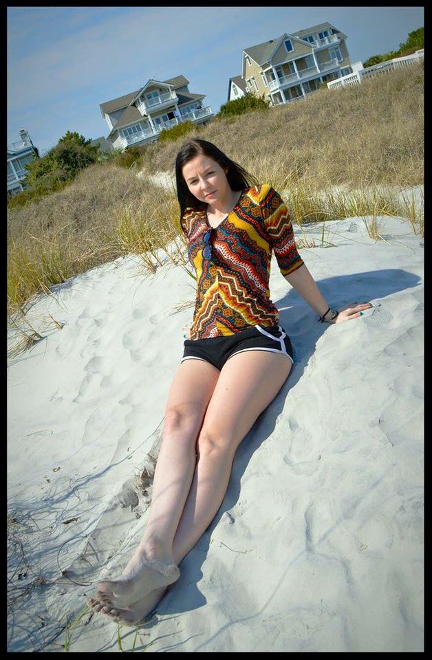 Female model photo shoot of charmides in Wrightsville Beach, NC