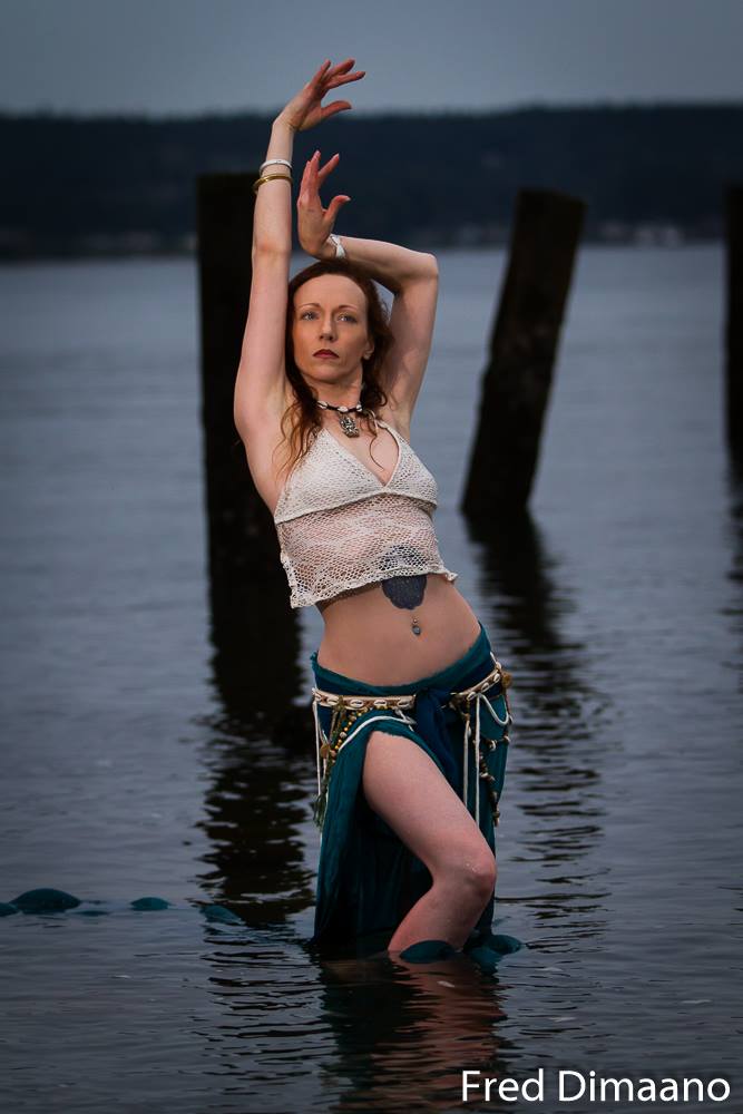 Female model photo shoot of Indigo Heather in Titlow beach, WA
