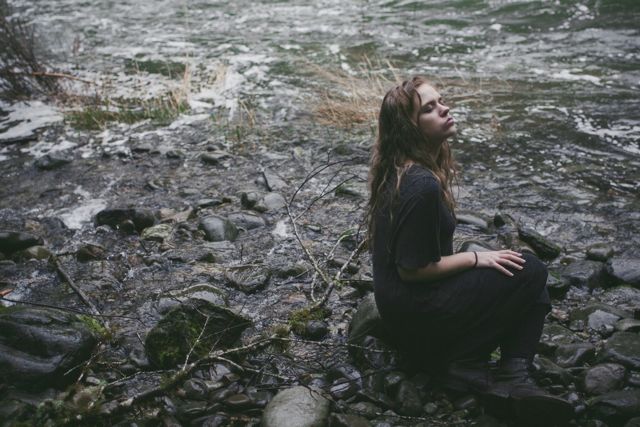 Female model photo shoot of Sydney Mathews in Salmon Falls, Oregon