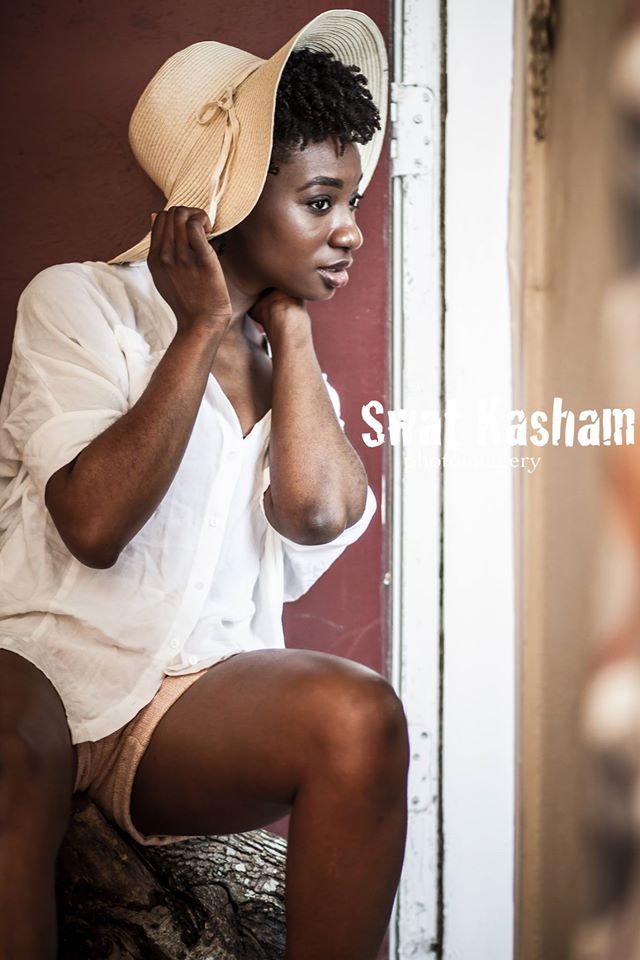 Female model photo shoot of Afia Anima Asante