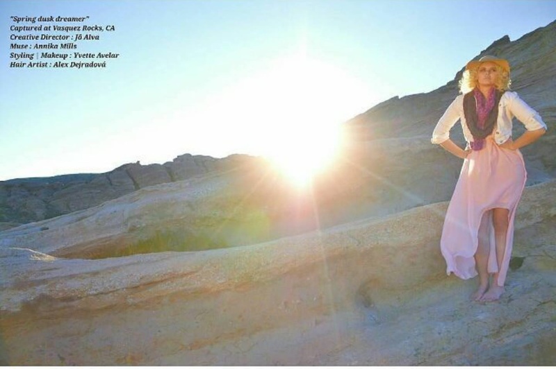 Female model photo shoot of annikamills in Agua Dulce Rocks