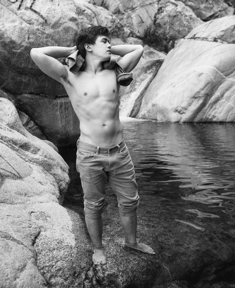 Male model photo shoot of CameronRankin in Angeles National Forest