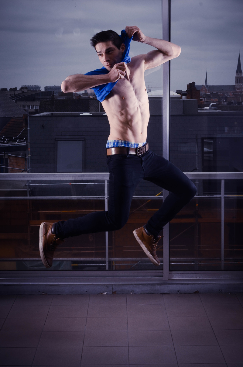 Male model photo shoot of Matthias D by Oblix Blokes in Antwerp