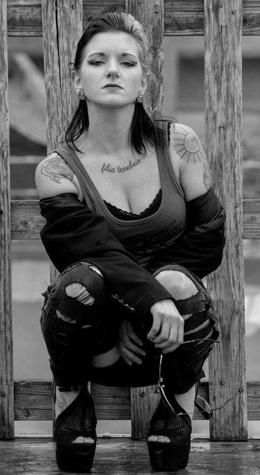 Female model photo shoot of BreannaLee in louisville skate park