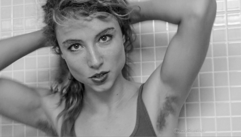 Female model photo shoot of thistle by WulfiePhoto