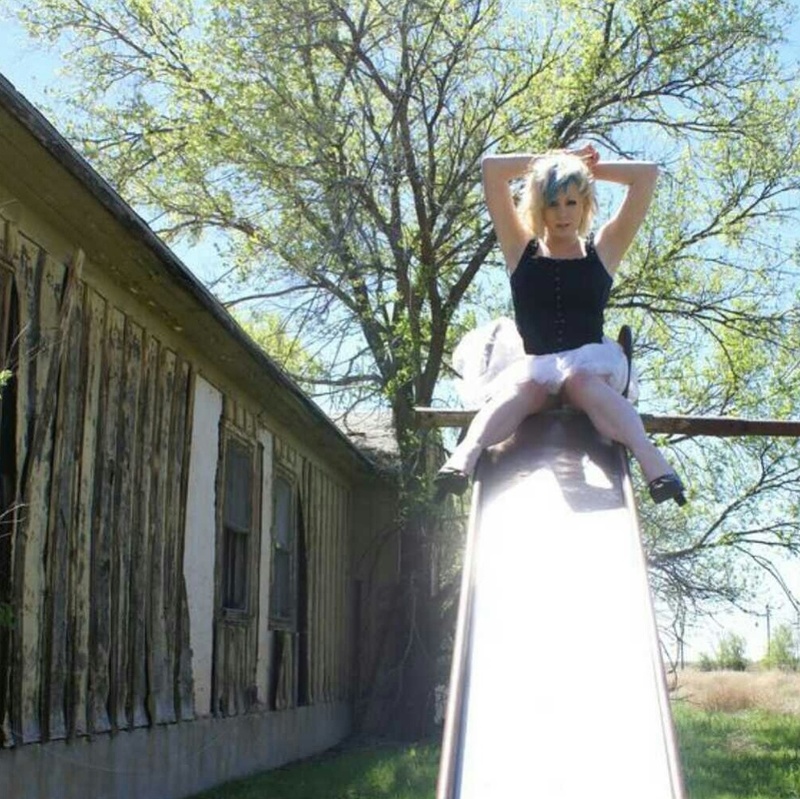 Female model photo shoot of ghostflower in Lubbock, TX