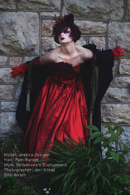 Female model photo shoot of gothicfary84 in Criswell Mansion