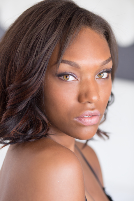 Female model photo shoot of DivineEnvy by Alysha Kai Lee in Las Vegas, makeup by LaShear