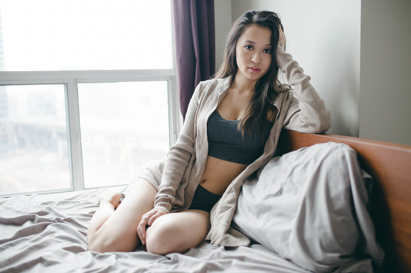Female model photo shoot of lia by Javin Lau