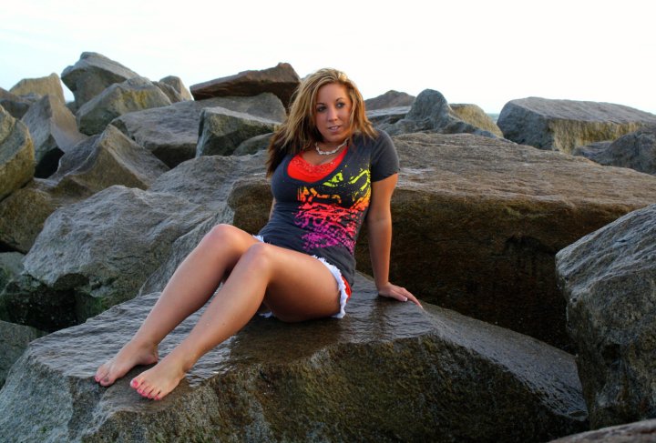 Female model photo shoot of Bee Rice in Atlantic Beach, NC