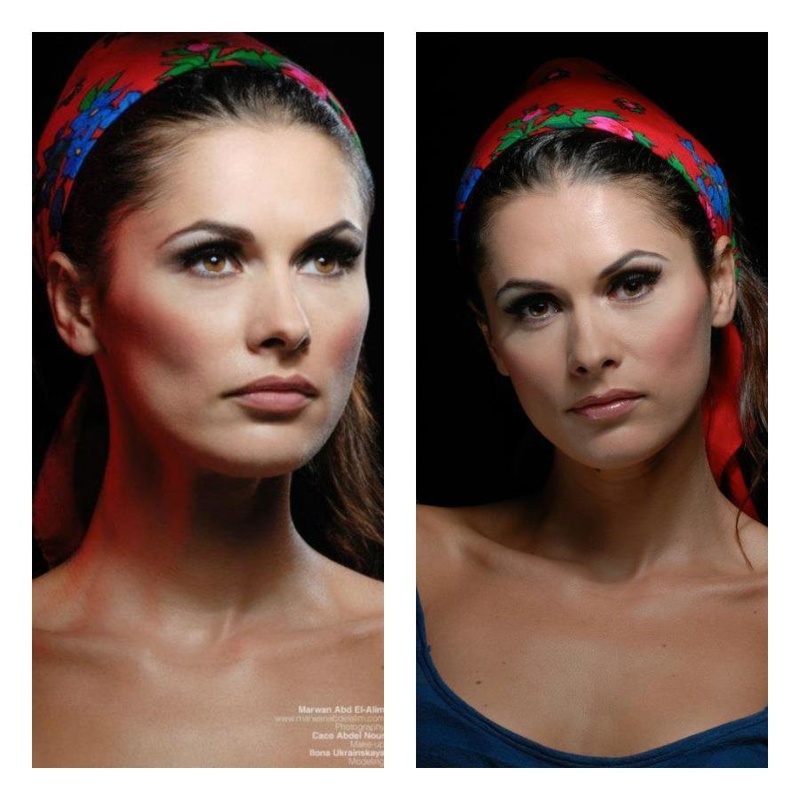 Female model photo shoot of Makeup by Caroline A