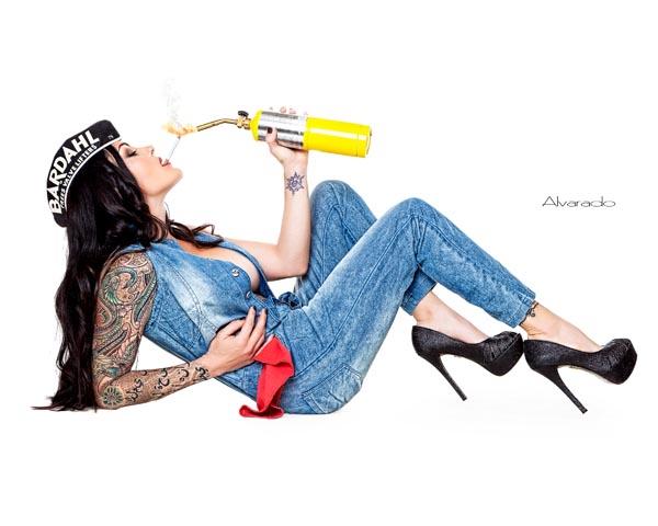 Female model photo shoot of Raven Amira by Robert Alvarado