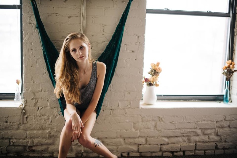 Female model photo shoot of H True  in Bull Durham Apartments