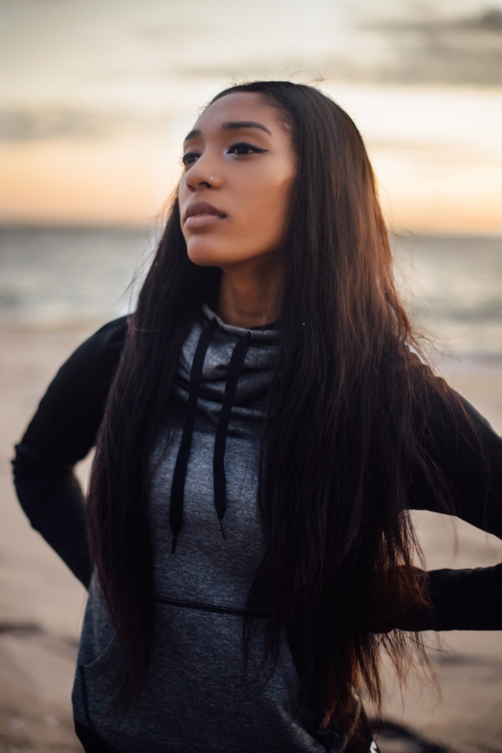 Female model photo shoot of JessKing in Dockweiler State Beach
