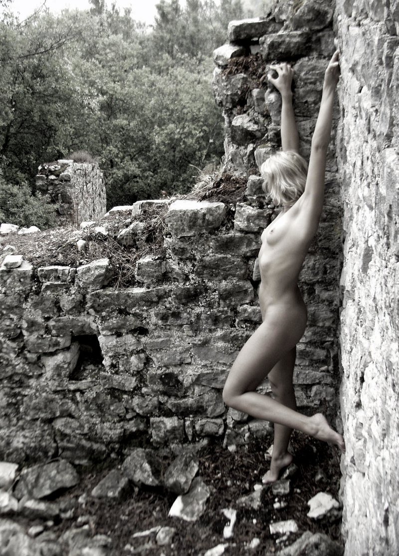 Female model photo shoot of Roselini in Antibes