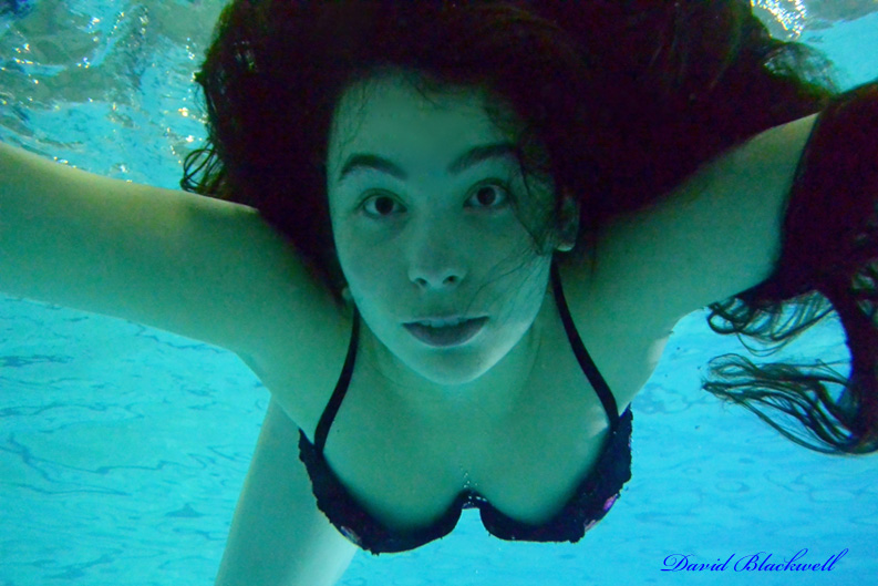 Male and Female model photo shoot of BRIGHTDAY UNDERWATER and Arwen Riley