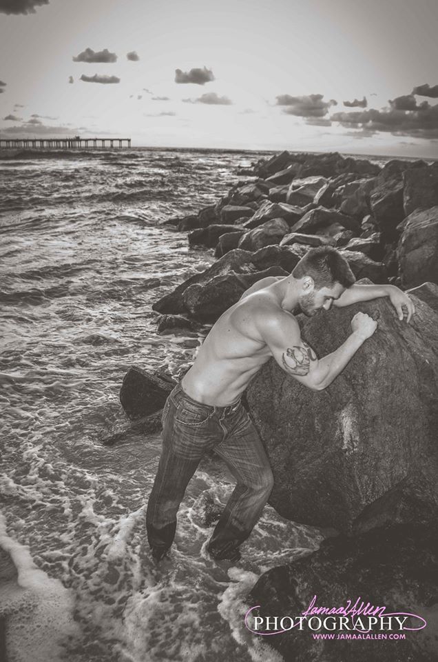 Male model photo shoot of Jamaal Allen and JeremiahEric in Ocean Beach, San Diego, CA