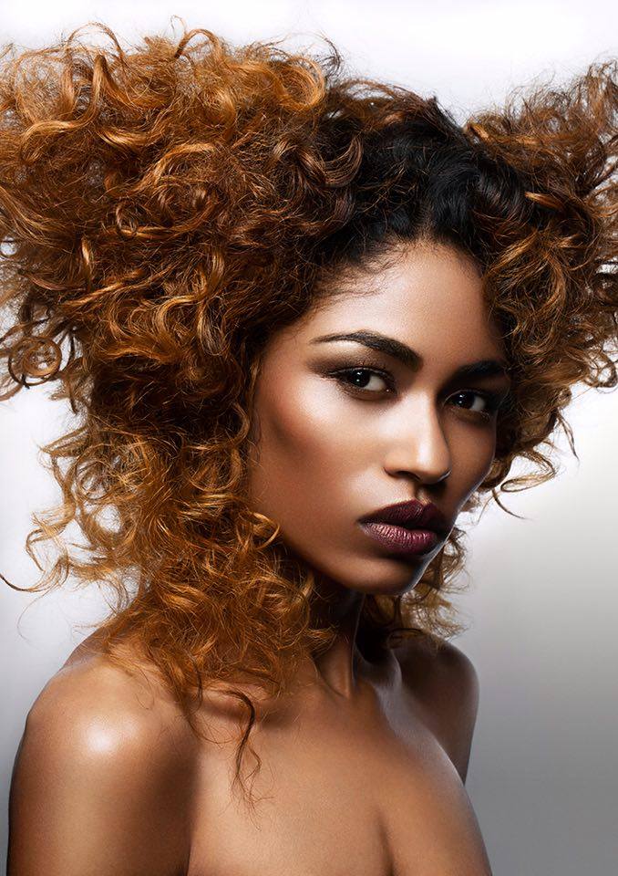 Female model photo shoot of Ambika Kali in Stelios Papas Hair Salon