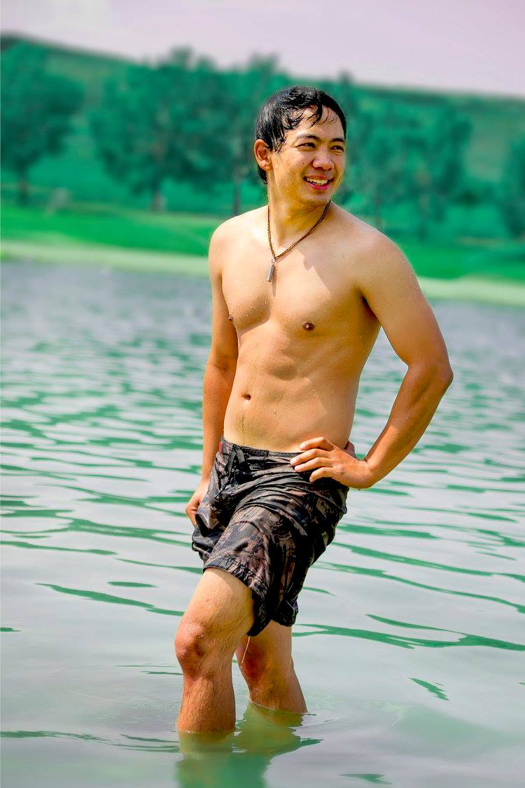 Male model photo shoot of Lee Tan in Sicome Lake - Calgary, Alberta
