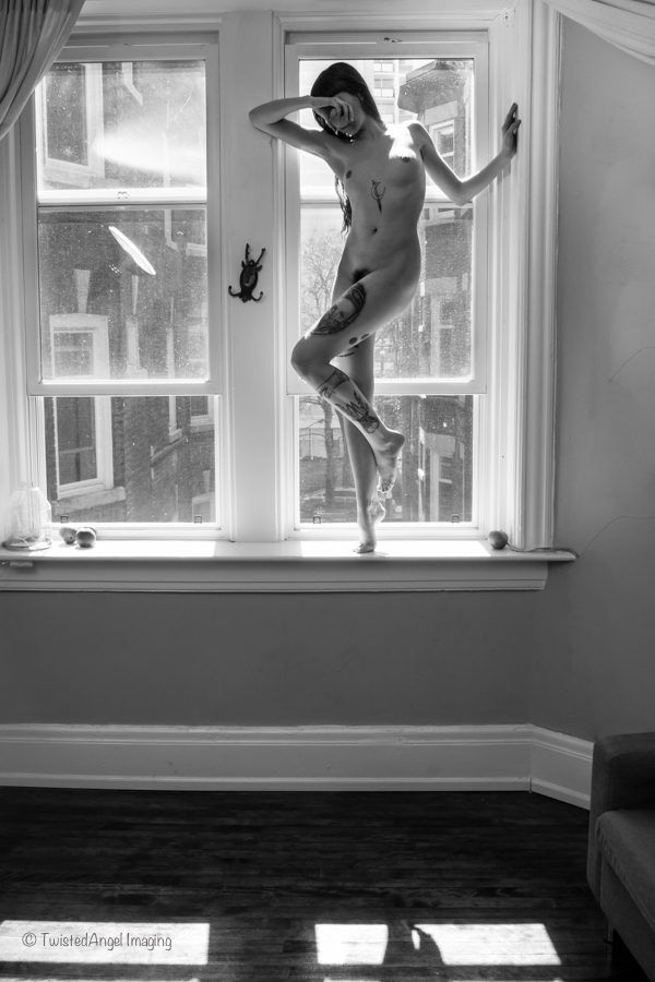 Female model photo shoot of TwistedAngel Imaging and Suspended In Light in Toronto