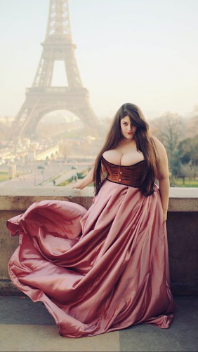 Female model photo shoot of Carina Shero in Paris