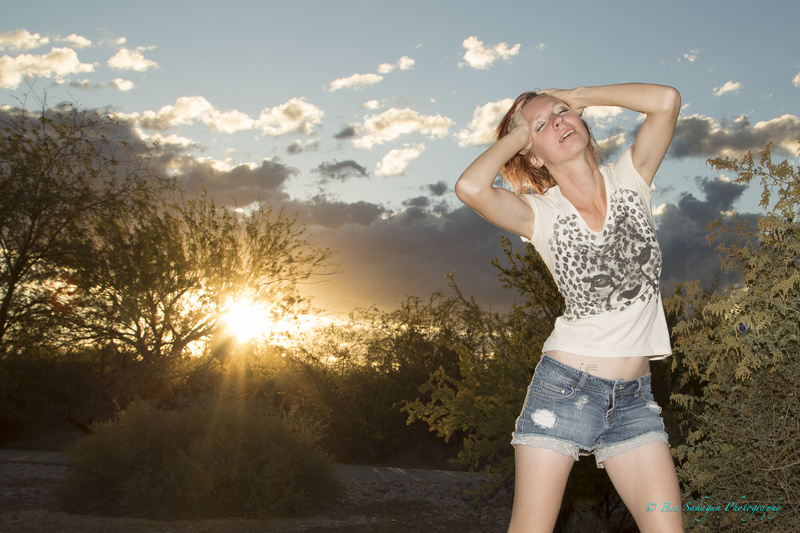 Female model photo shoot of Cyberfur by Ben Sahagun in Las Vegas, NV Wetlands