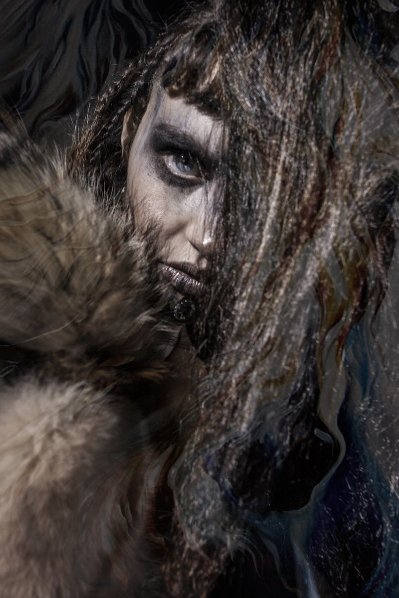 Female model photo shoot of Taine king, makeup by Tee Elliott