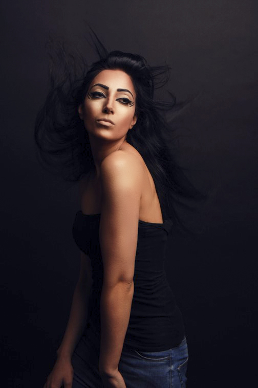 Female model photo shoot of Saminah Model