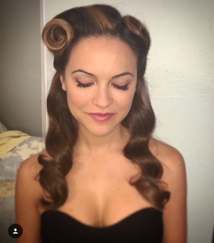 Female model photo shoot of Mirna Vera Hair