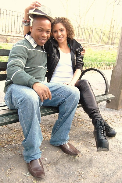 Male and Female model photo shoot of Christopher Anosike and Jadee Nikita by DASH Photos in Central Park, NYC