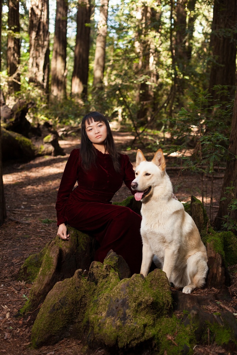 Female model photo shoot of Honoko by Rachel Radcliffe  in Redwood Forest Oakland, CA