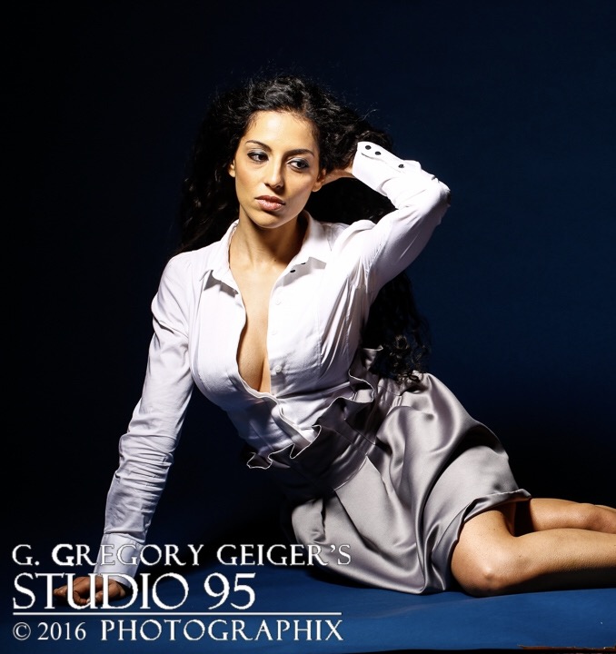 Female model photo shoot of Semaa in studio95 -Milford CT